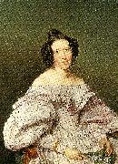 Ferdinand Georg Waldmuller portrait of a lady oil painting artist